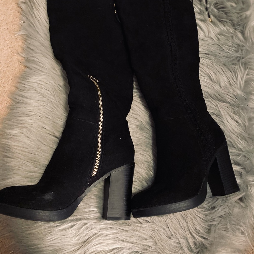 High knee boots